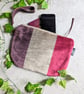Clutch or Pouch Bag - Chenille Large Pouch Bag with Detachable Leather Strap - Image 4