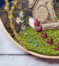 Moongazing Hare Hoop with hand embroidery - Image 2