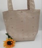Large Tote bag with pockets in cream.  - Image 2