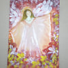 hand painted angel art painting ( ref F 798 PN G2 )