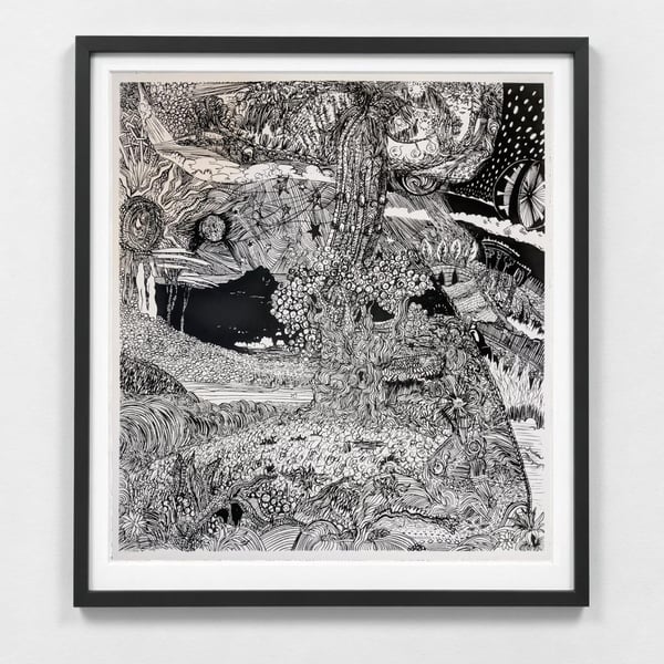 Dark Firmament, Screenprint, Signed & Numbered, Available Framed Unframed