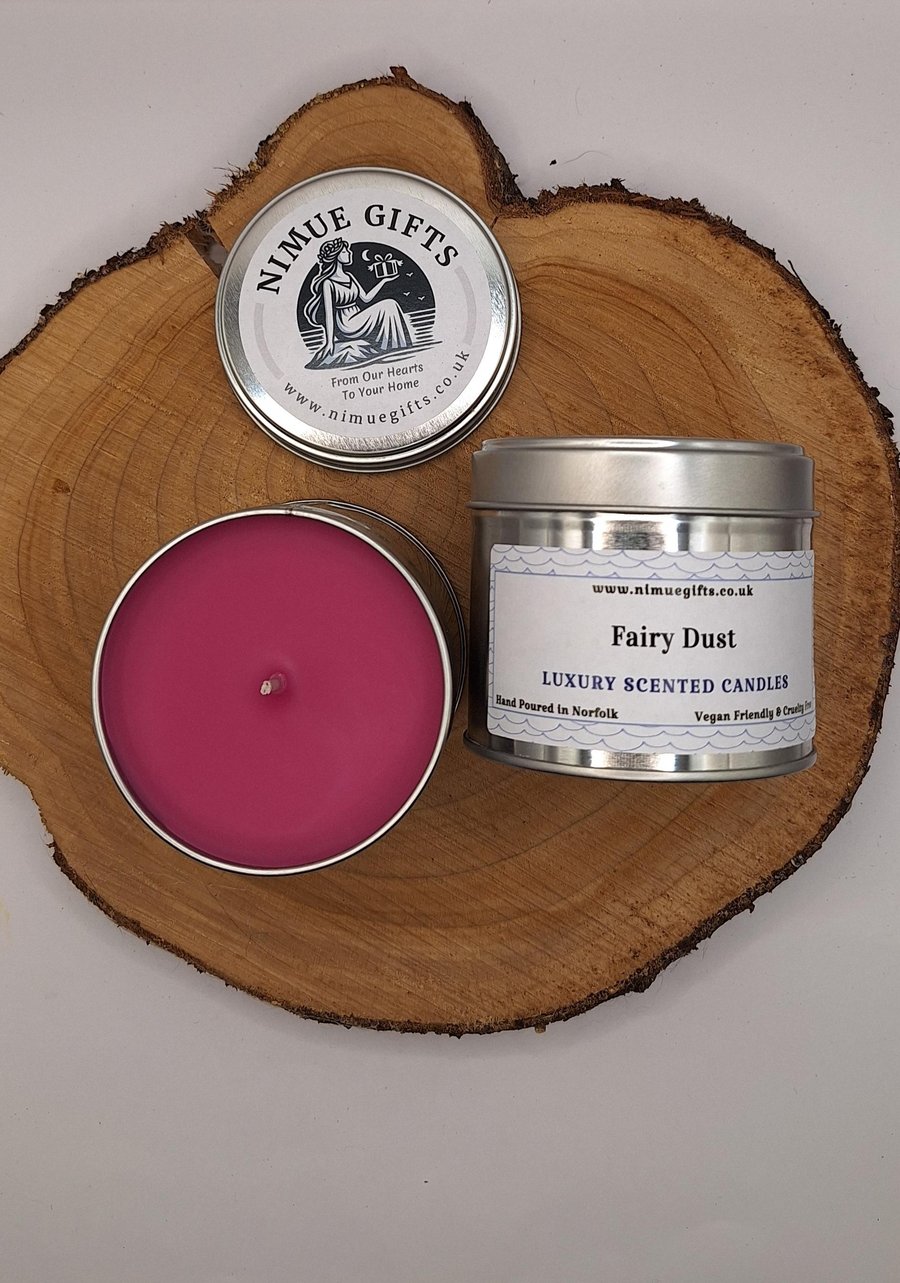 Fairy Dust Scented Candle In A Tin
