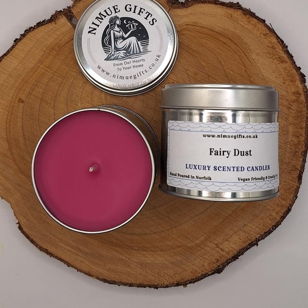 Fairy Dust Scented Candle In A Tin