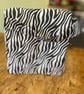 Zebra Print Handmade Insulated Lunch bag  - Image 2
