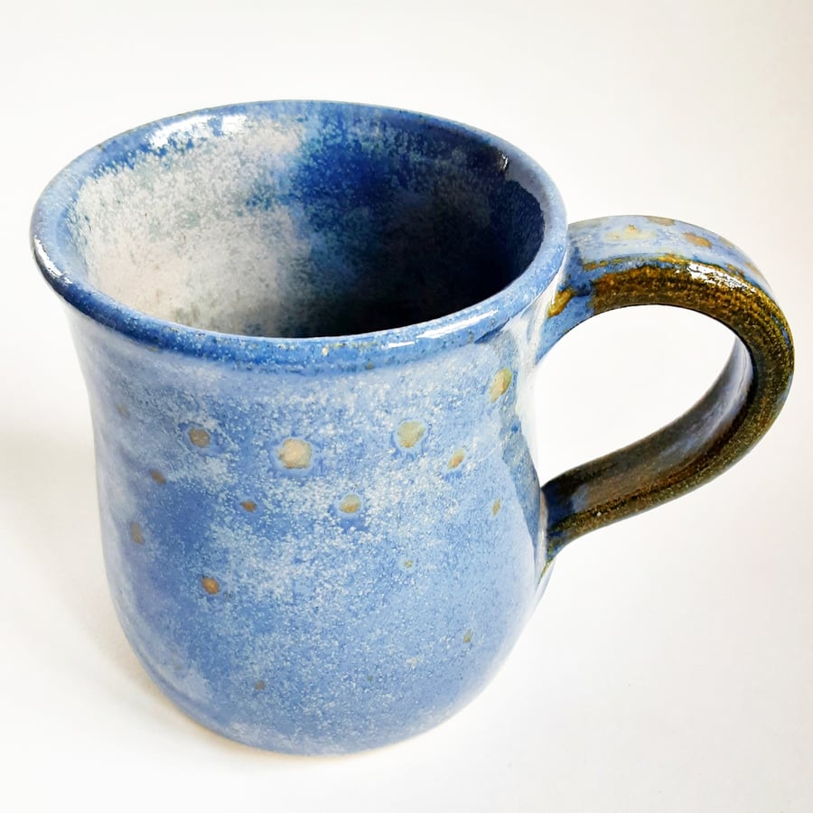 Speckled Blue Ceramic Mug 