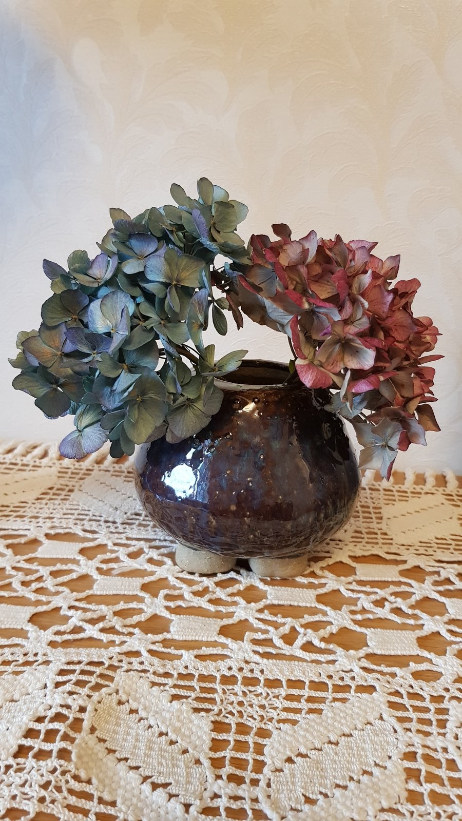 Handmade studio pottery vase