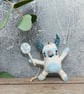 Spun Cotton Yeti Popsicle Ornament 2 - Image 5