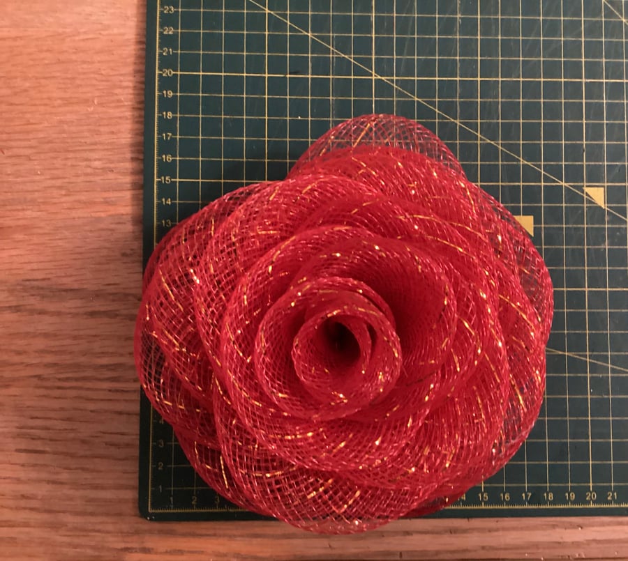 Small red rose wreath