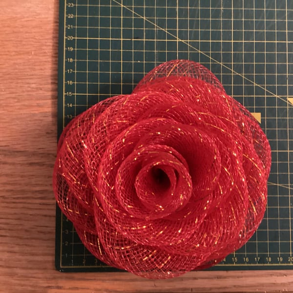 Small red rose wreath