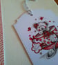 Birthday card and gift tag. Tea lover. Ref 444 - Image 3
