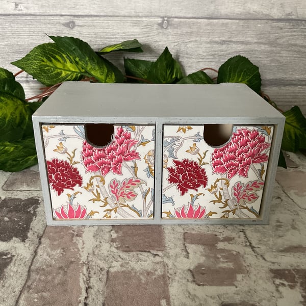 Tabletop Mini Drawers William Morris style