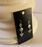 Stainless Steel Triangle Charm Earrings. - Image 4