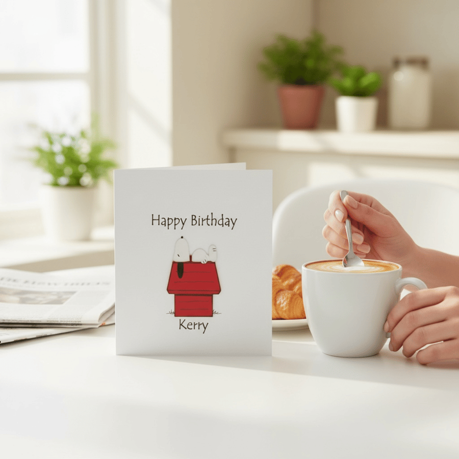 Snoopy - Happy Birthday card
