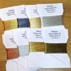 Fine Metallic Embroidery Threads Pack