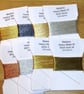 Fine Metallic Embroidery Threads Pack