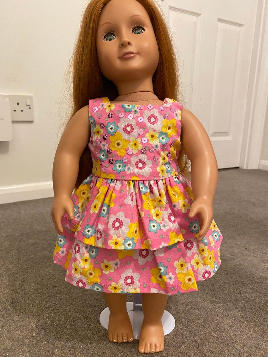 Dolls Clothes Dress with sequins 
