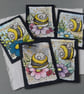 summer bee - original collaged aceo - Image 9