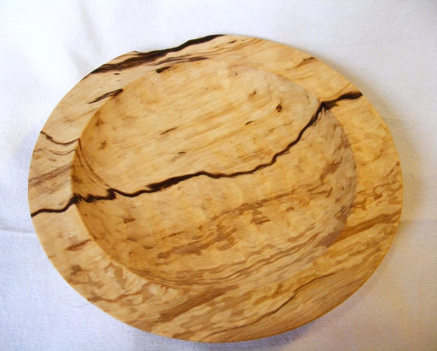 Small Spalted Hornbeam bowl