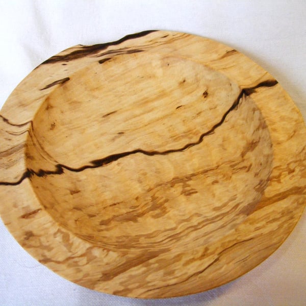 Small Spalted Hornbeam bowl