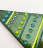 Fused Glass Christmas Tree - Handmade Fused Glass Sculpture - Image 4