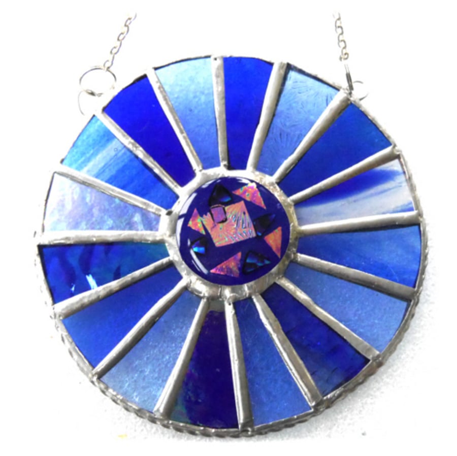 Winter Solstice Suncatcher Stained Glass Handma... Folksy