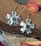 Silver Flower Earrings - Image 1