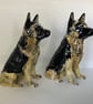 Personalised German Shepherd Dog salt and pepper shakers.(large 17cm high) - Image 6