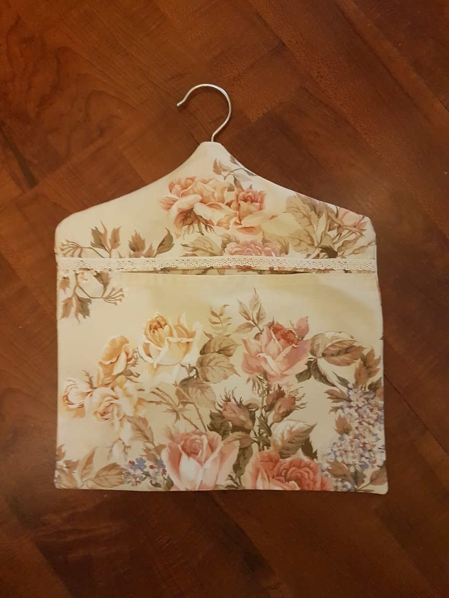 Floral Clothes Peg Bag of 