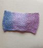 HAND KNIT Ladies Blueberry Ice Headband - Image 6