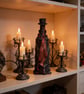 Handmade Gothic Decorative Dark Bottle Art Lord of Darkness Vampire Art - Image 1