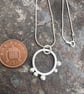 Silver  Seed Pod Necklace - Image 3