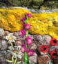 Needle felt and embroidered picture -  Buttercup field - Image 3