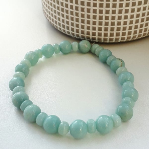 Gemstone Stretch bracelet Amazonite