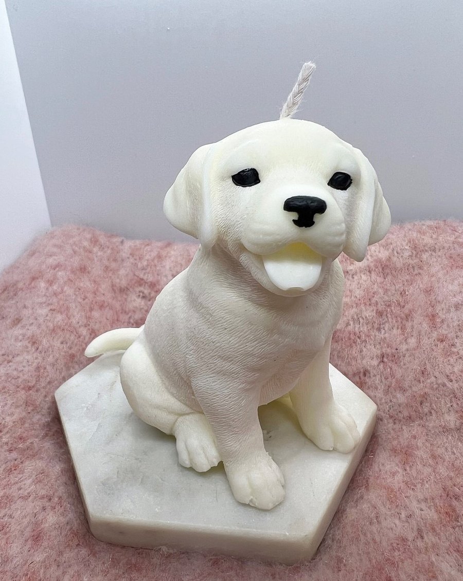 Labrador Candle. Dog Candle. Puppy Candle