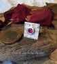 Fine Silver Ring with Red stone. - Image 2