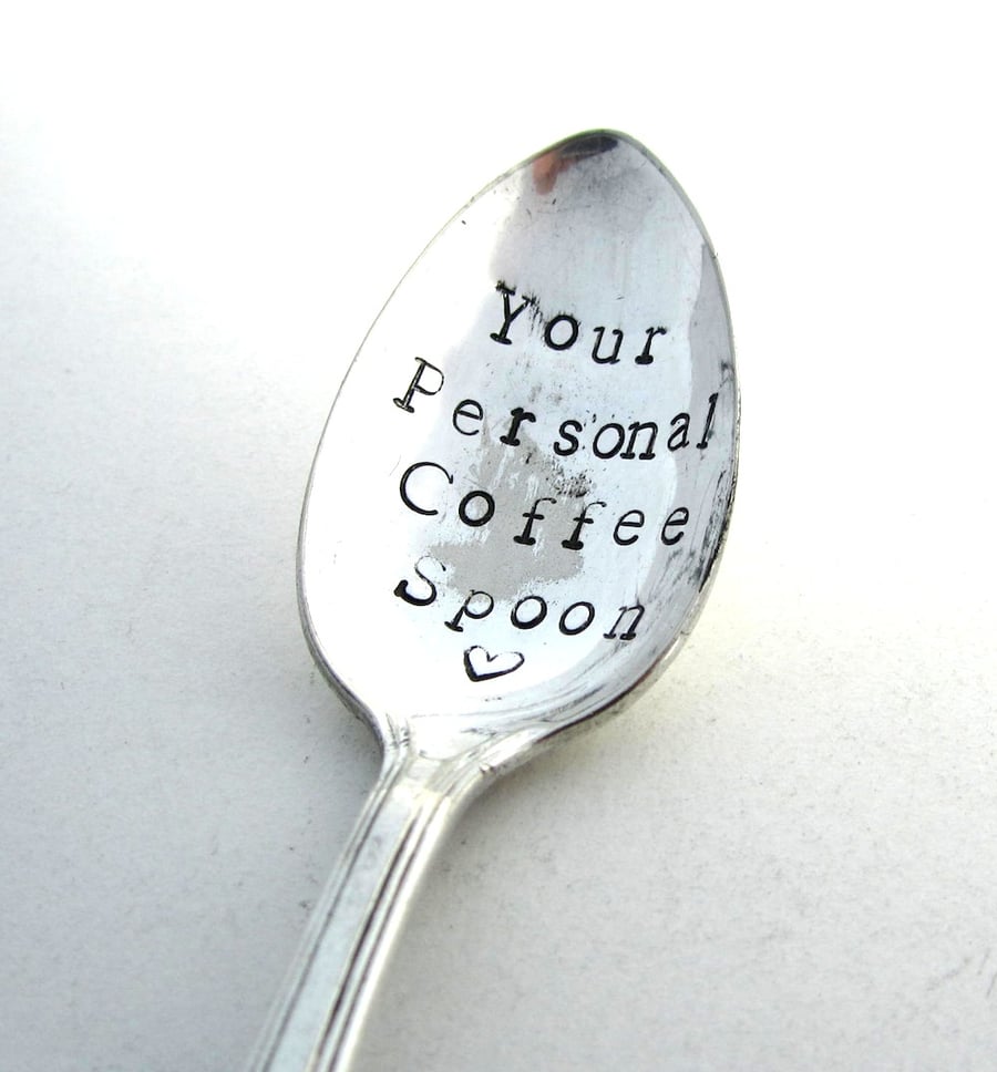 Personalised Vintage Coffee Spoon