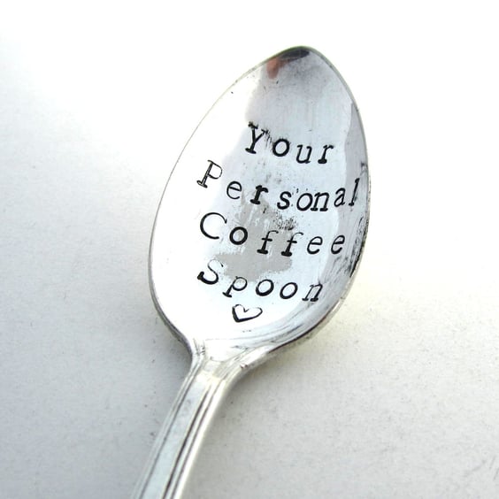 Personalised Vintage Coffee Spoon