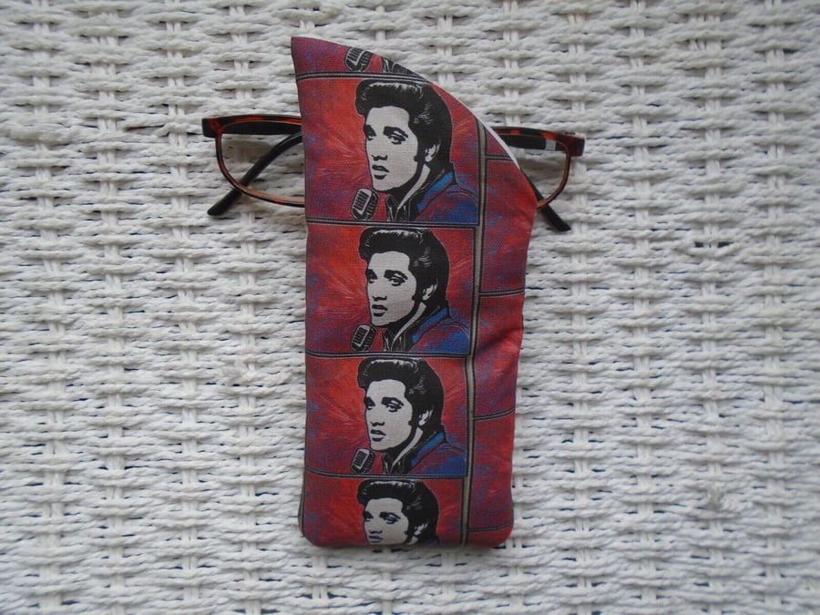 Elvis Glasses Case Lined & Padded 
