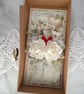 Luxury Handmade Wedding Card. Romantic 3D Wedding Card in Kraft Window Box(G) - Image 7