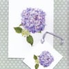 Blue Hydrangea Greetings Card and Gift Tag