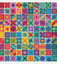 302 - 100 Rainbow Quilt Blocks Cross Stitch Pattern: Folk Art Design (PDF Chart) - Image 2