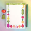 Magnetic Shopping List Pad - 5 A Day