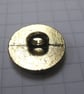 10 Small Gold Metal Shank Hepton Buttons - Image 5