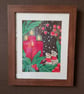 Christmas mice with Advent candles original artwork  - Image 5