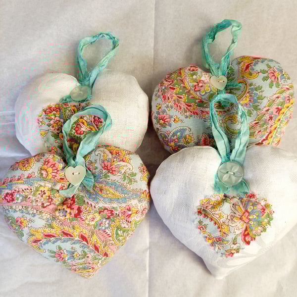 Lavender hearts gift set(blue)