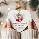 Personalised Ceramic Heart Keepsake - Custom Memorial or Gift 