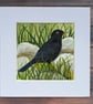 Blackbird Painting, Original Art