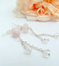 Crystal Rose Earrings - Image 3