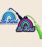 Be Kind Bookmark - Positive Rainbow Book Lover Accessory