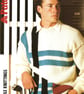 VINTAGE KNITTING PATTERN Mans Colour Block Sweater - Image 4
